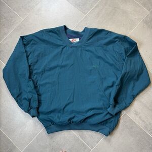 Vintage Headwind Sun Mountain Sports Blue/Teal Windbreaker Adult Size M